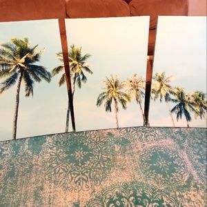 Canvas palm tree picture